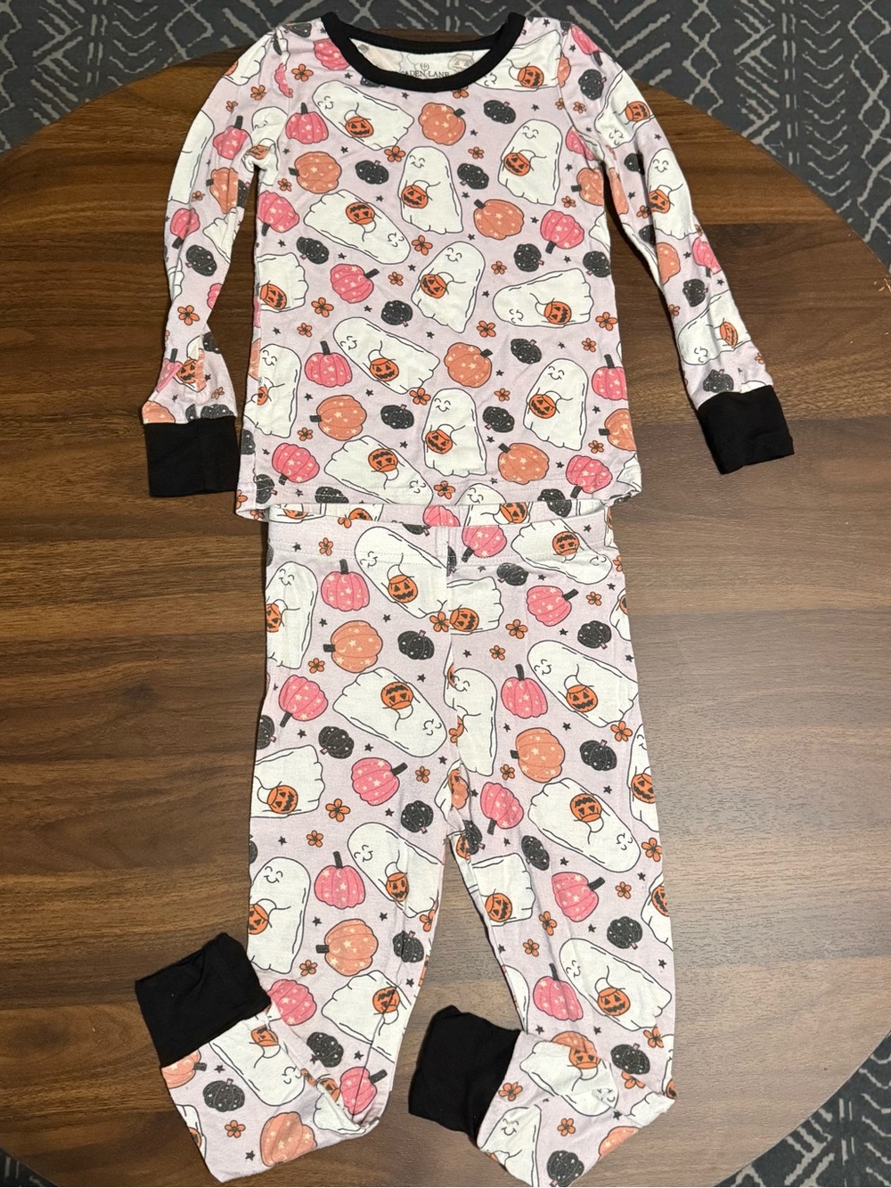 Girls Halloween Caden lane pajama set